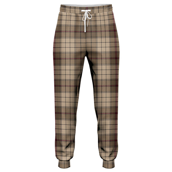 Ulster Brown Modern Tartan Jogger Pants