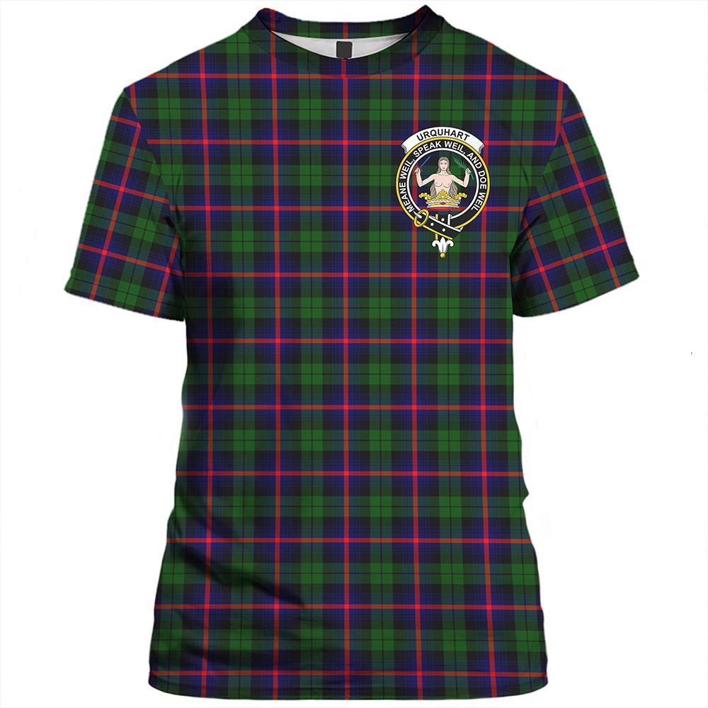 Urquhart Modern Tartan Classic Crest T-Shirt