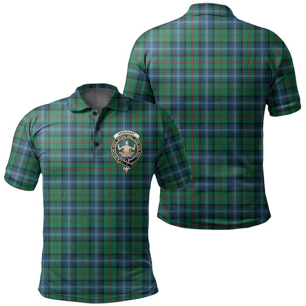 Urquhart Ancient Tartan Classic Crest Polo Shirt