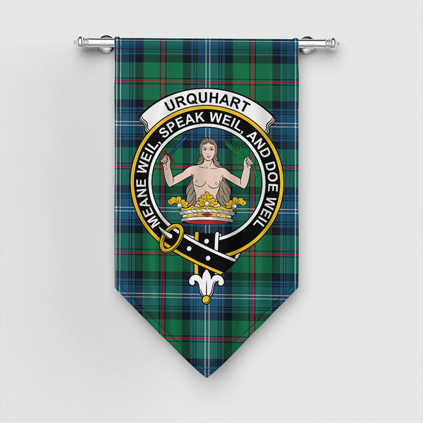 Urquhart Ancient Tartan Classic Crest Gonfalon