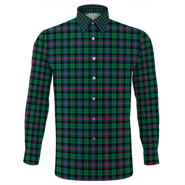 Urquhart Broad Red Ancient Tartan Classic Long Sleeve Button Shirt