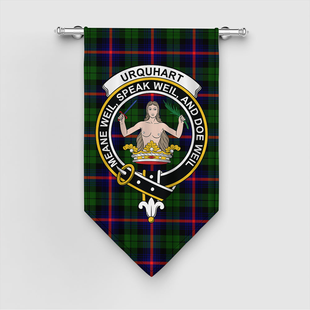 Urquhart Modern Tartan Classic Crest Gonfalon