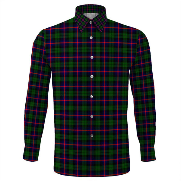 Urquhart Modern Tartan Classic Long Sleeve Button Shirt