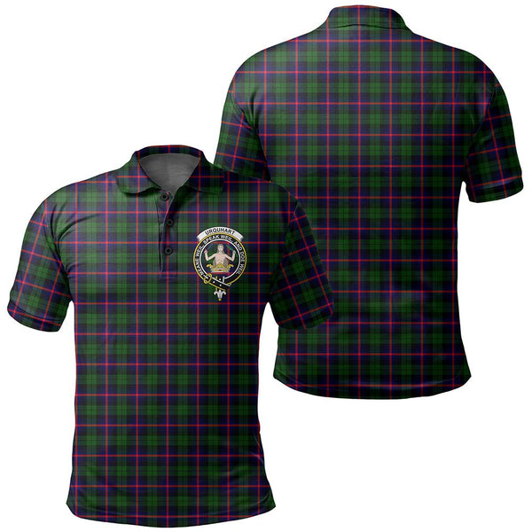 Urquhart Modern Tartan Classic Crest Polo Shirt