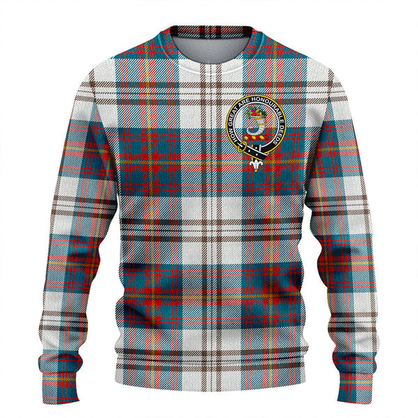 Walker Dress Ancient Clan Badge Tartan Knitted Sweater