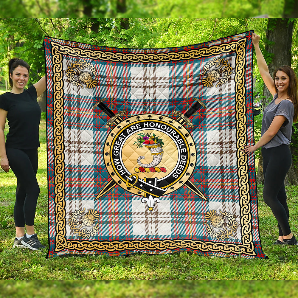 Walker Dress Ancient Clan Badge Tartan Premium Quilt Celtic Shield