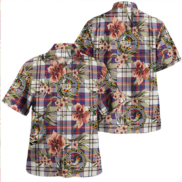 Walker Dress Modern Clan Badge Tartan Aloha Hawaiian Shirt Tropical Old Style