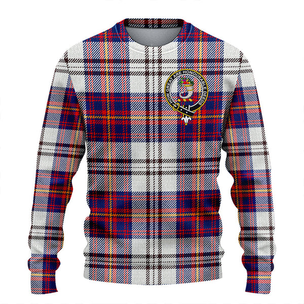 Walker Dress Modern Clan Badge Tartan Knitted Sweater