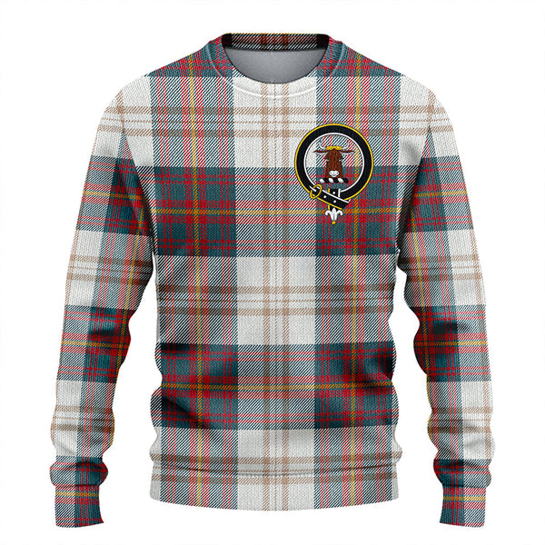 Walker Dress Weathered Clan Badge Tartan Knitted Sweater