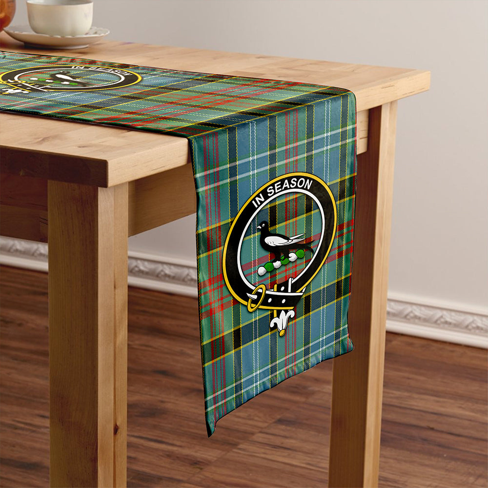 Walkinshaw Clan Badge Tartan Table Runner