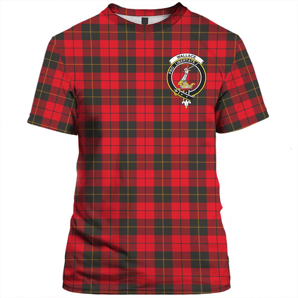 Wallace Weathered Tartan Classic Crest T-Shirt