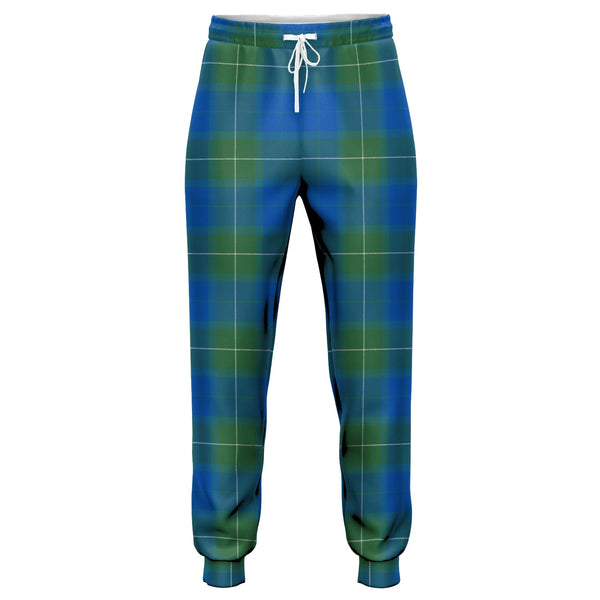 Wallace Blue (Wallas Blue) Ancient Tartan Jogger Pants