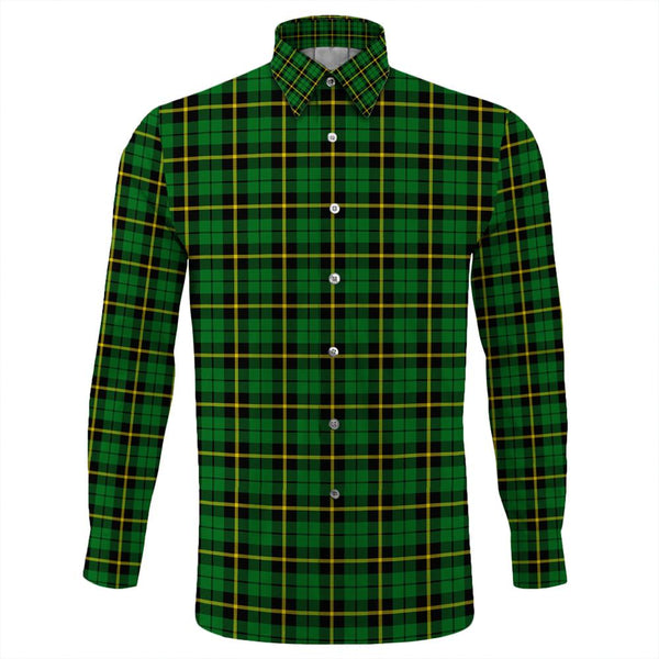 Wallace Hunting Green Tartan Classic Long Sleeve Button Shirt