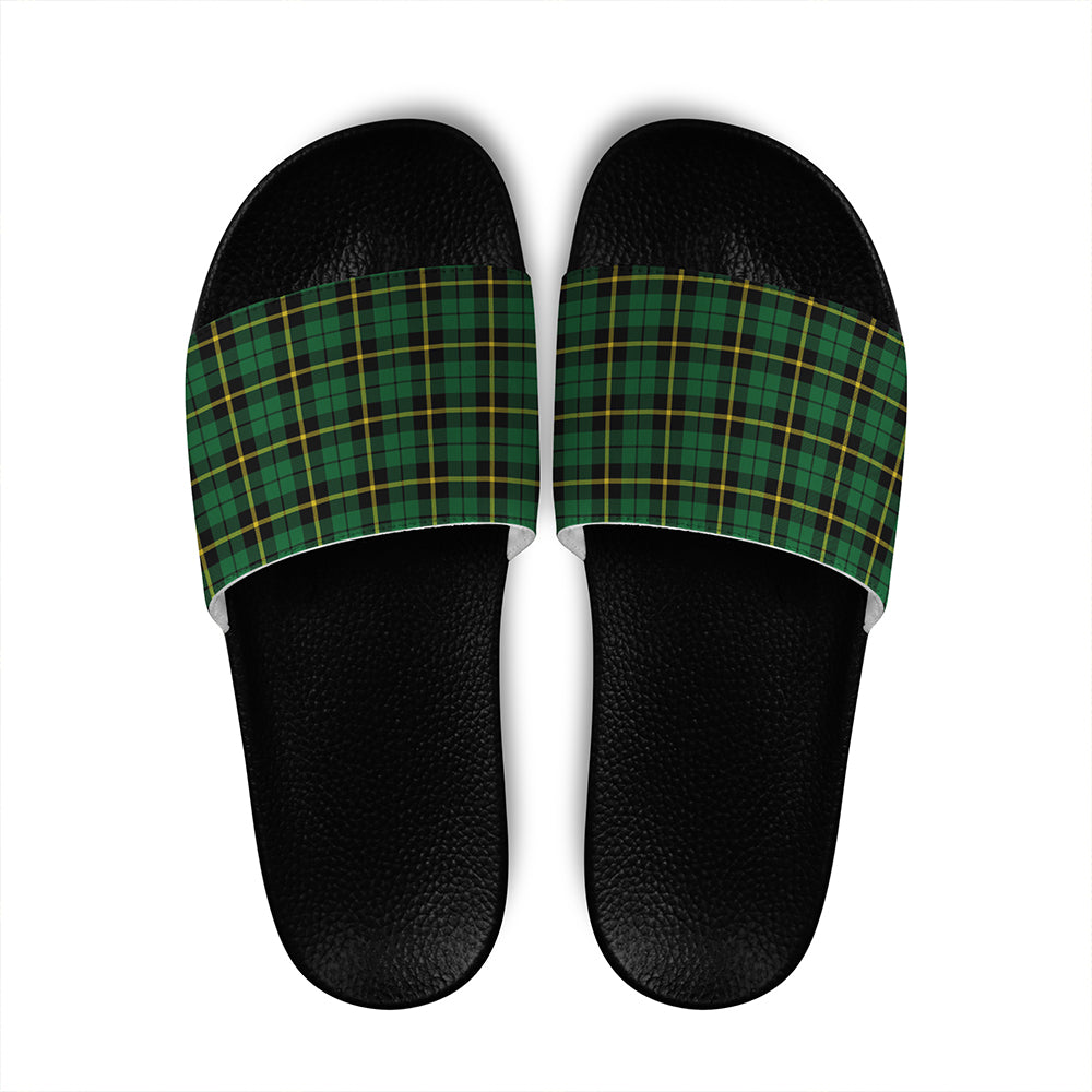 Wallace Hunting Green Tartan Classic Slide Sandals