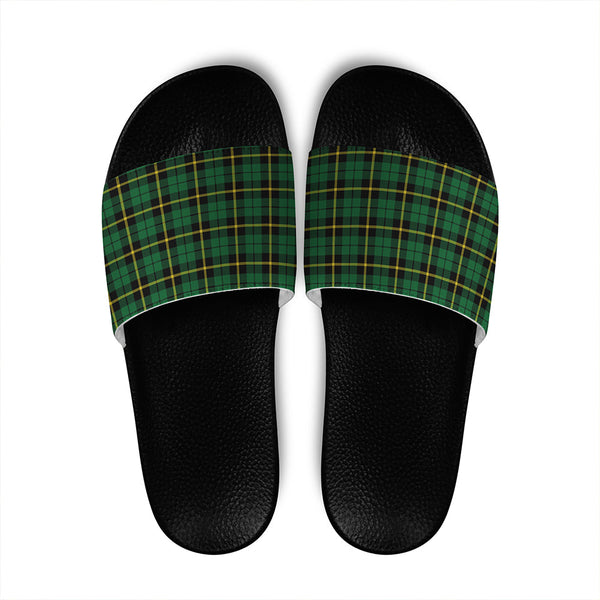 Wallace Hunting Green Tartan Classic Slide Sandals