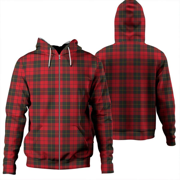 Wallace Weathered Tartan Classic Zipper Hoodie