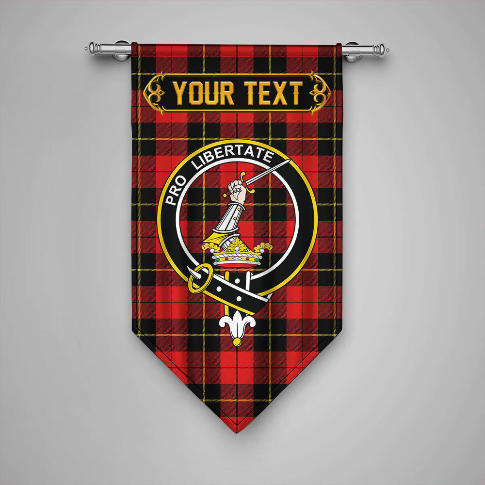 Wallace (Wallas) Modern Clan Badge Tartan Gonfalon Personalize