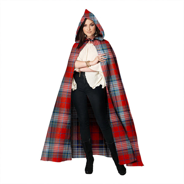 Warden Ancient Clan Badge Tartan Hooded Cloak