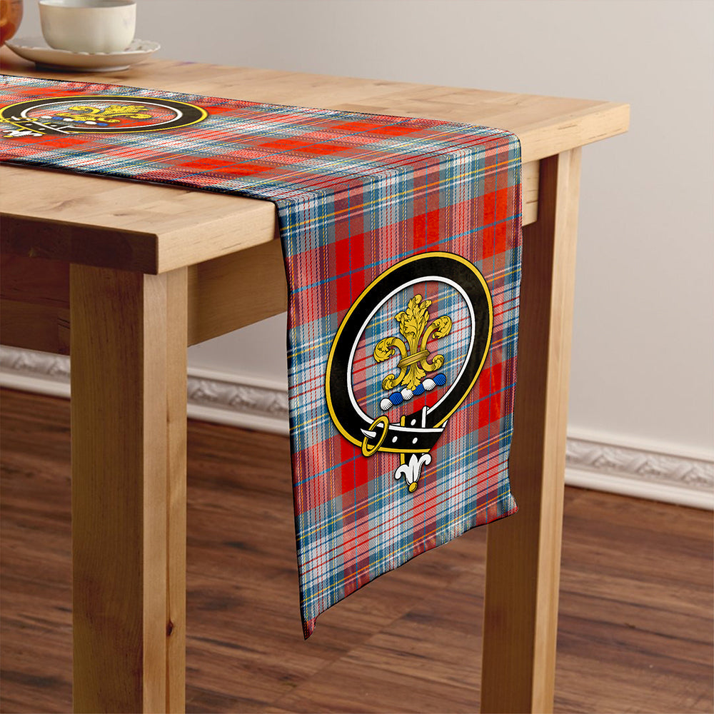 Warden Ancient Clan Badge Tartan Table Runner