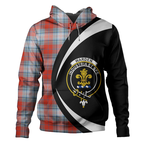 Warden Ancient Clan Badge Tartan Hoodie Circle Style