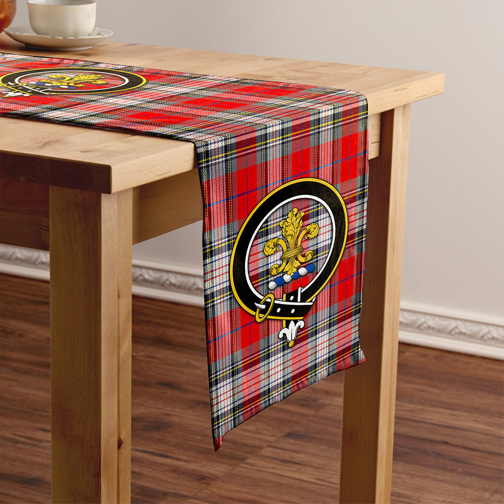 Warden Modern Clan Badge Tartan Table Runner