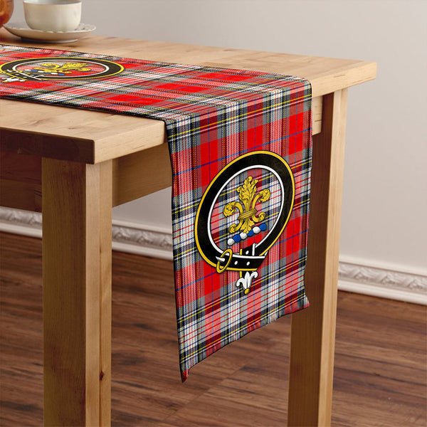 Warden Modern Clan Badge Tartan Table Runner