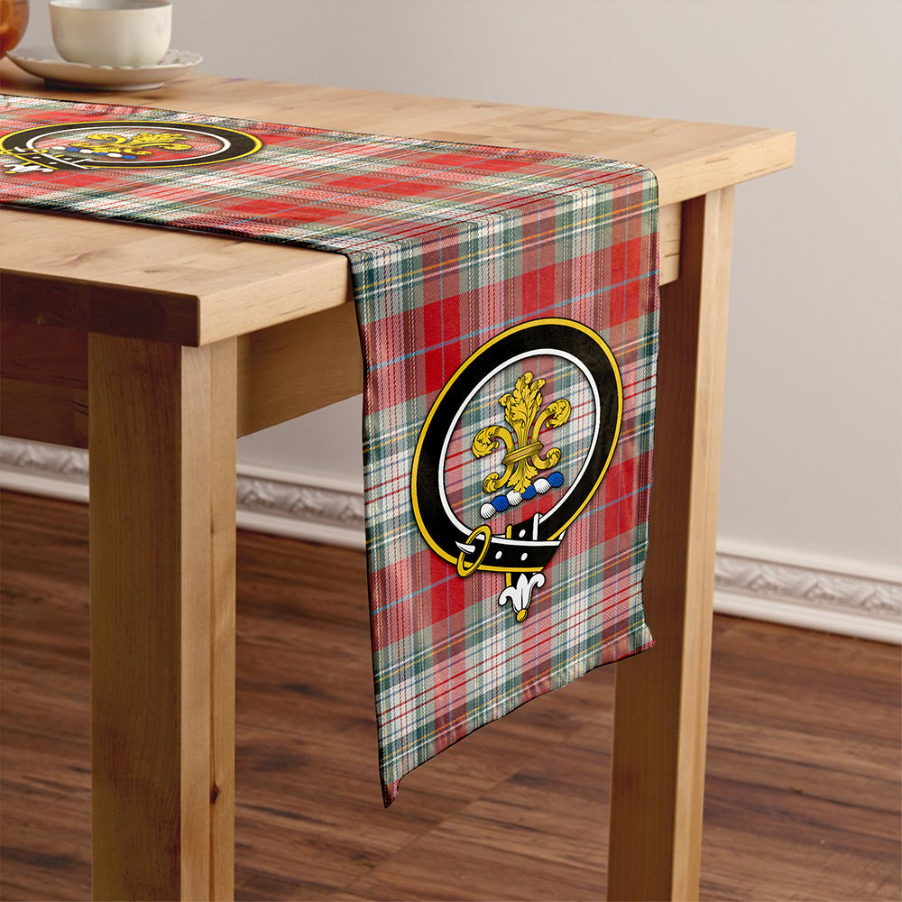 Warden Weathered Clan Badge Tartan Table Runner