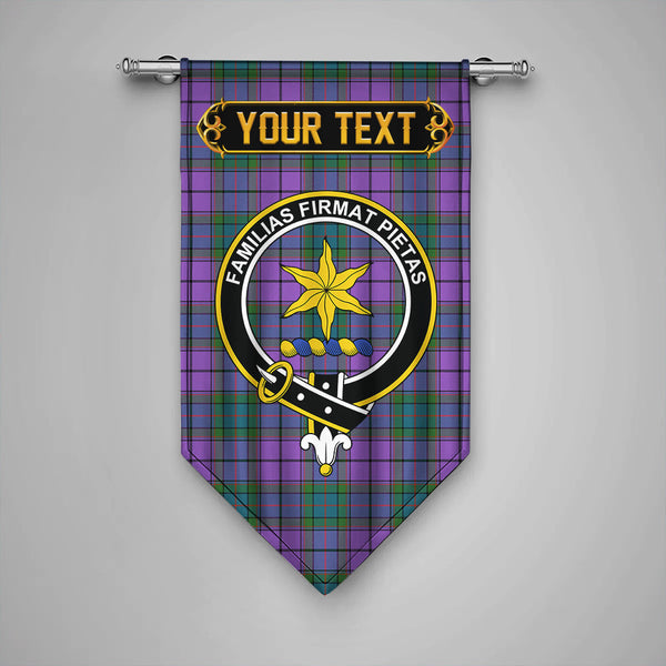 Wardlaw Ancient Clan Badge Tartan Gonfalon Personalize