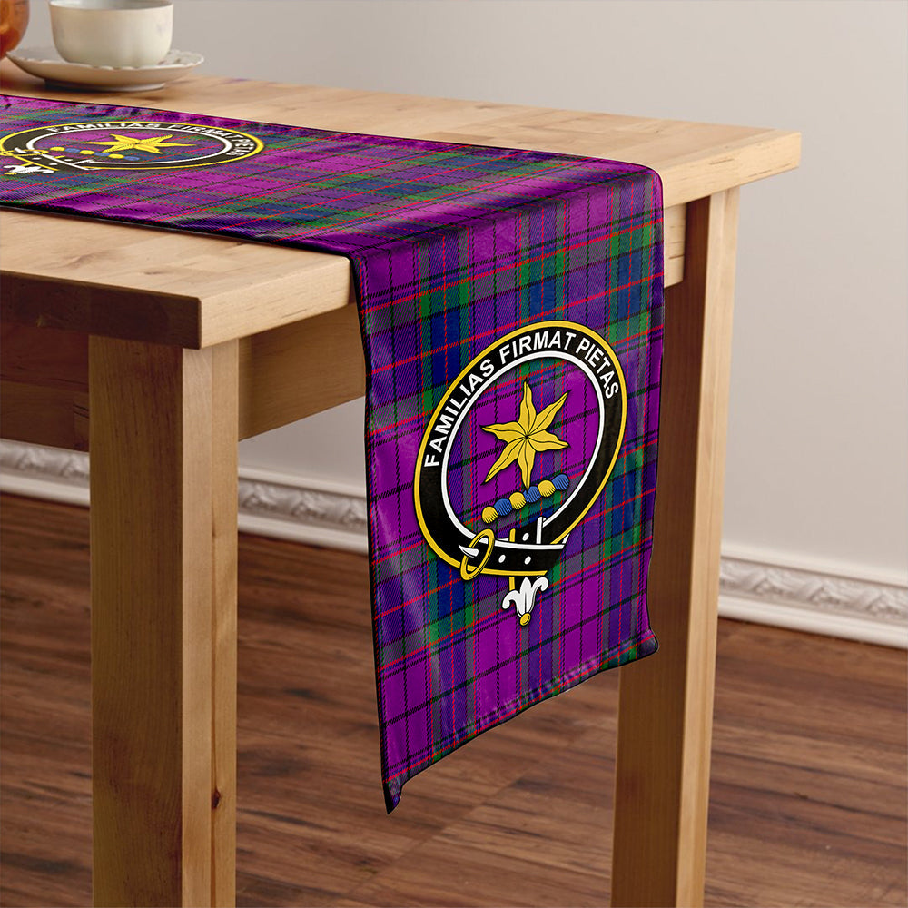 Wardlaw Modern Clan Badge Tartan Table Runner