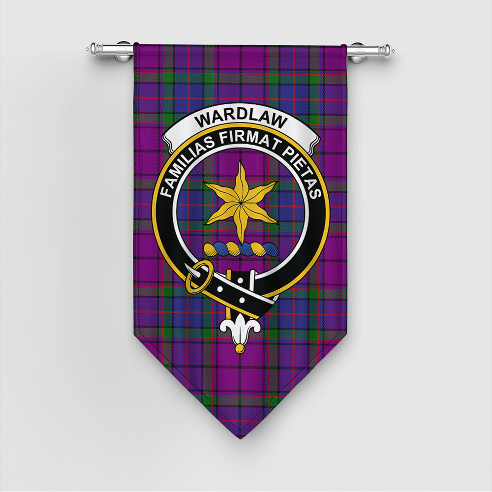 Wardlaw Modern Tartan Classic Crest Gonfalon