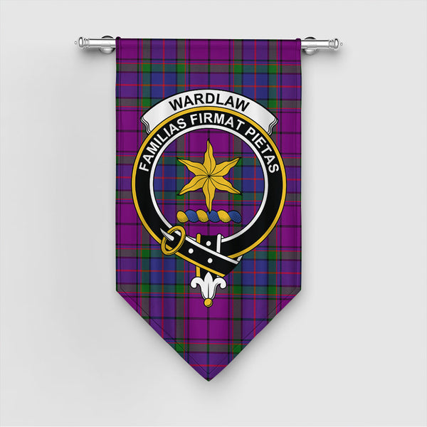 Wardlaw Modern Tartan Classic Crest Gonfalon