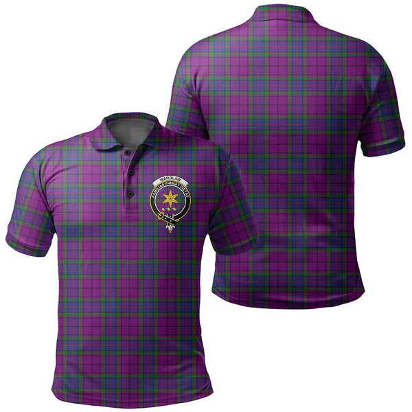 Wardlaw Modern Tartan Classic Crest Polo Shirt