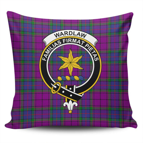 Wardlaw Modern Tartan Classic Crest Pillow Cover