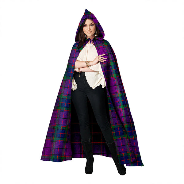 Wardlaw Modern Clan Badge Tartan Hooded Cloak