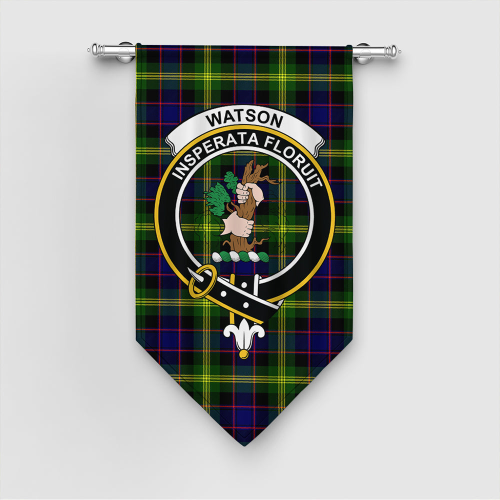 Watson Modern Tartan Classic Crest Gonfalon