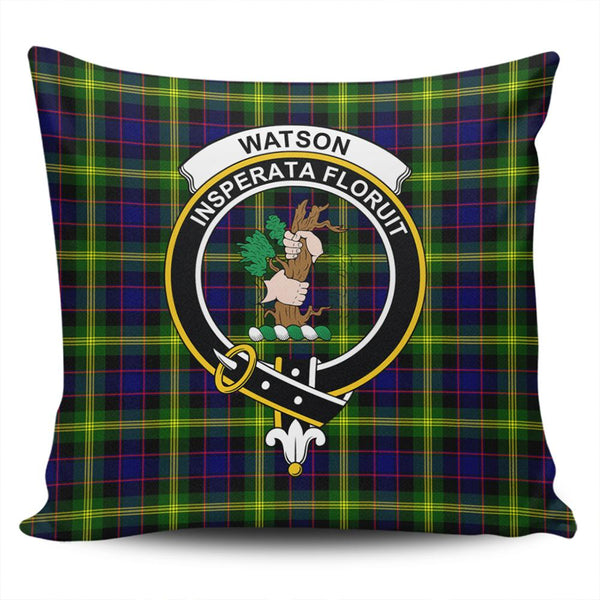 Watson Modern Tartan Classic Crest Pillow Cover