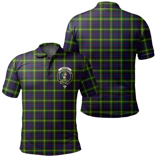 Watson Modern Tartan Classic Crest Polo Shirt