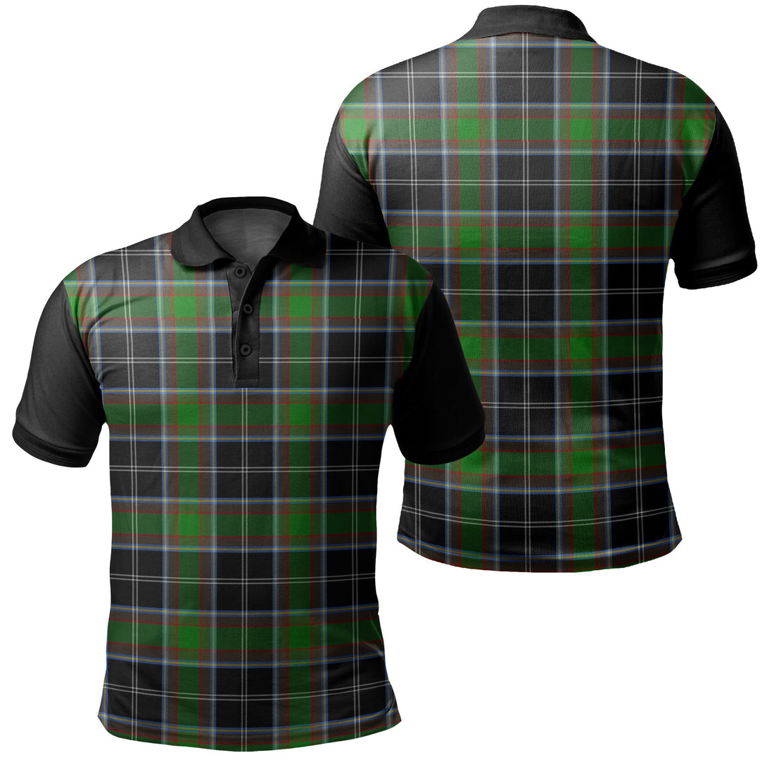 Webster Tartan Classic Polo Shirt Black Neck 1 Style