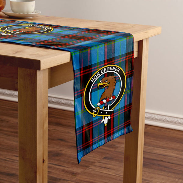 Wedderburn Clan Badge Tartan Table Runner