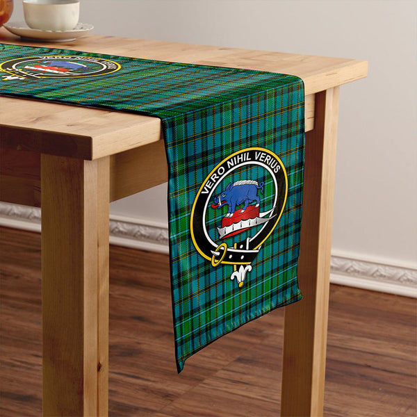 Weir Ancient Clan Badge Tartan Table Runner