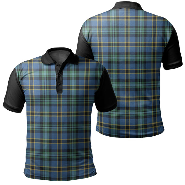 Weir Ancient Tartan Classic Polo Shirt Black Neck 1 Style