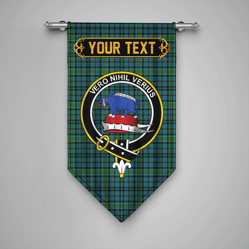 Weir Ancient Clan Badge Tartan Gonfalon Personalize