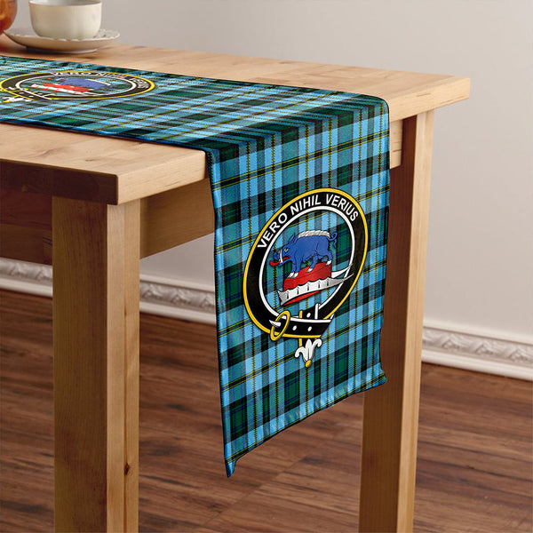 Weir Modern Clan Badge Tartan Table Runner