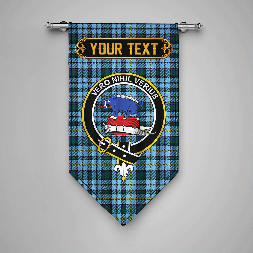 Weir Modern Clan Badge Tartan Gonfalon Personalize