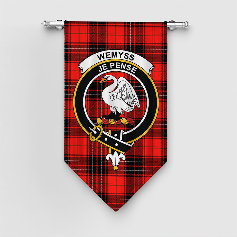 Wemyss Modern Tartan Classic Crest Gonfalon