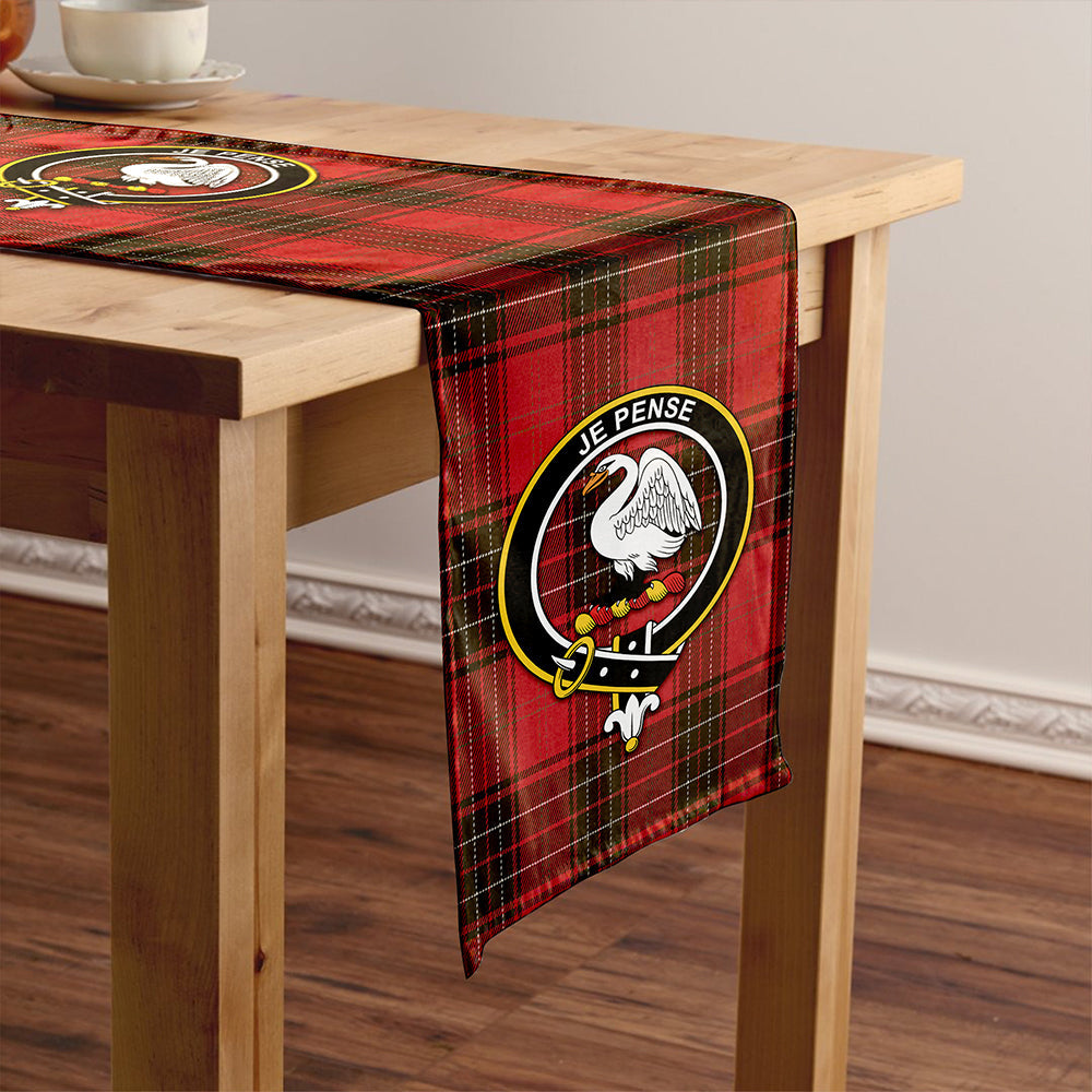 Wemyss Weathered Clan Badge Tartan Table Runner