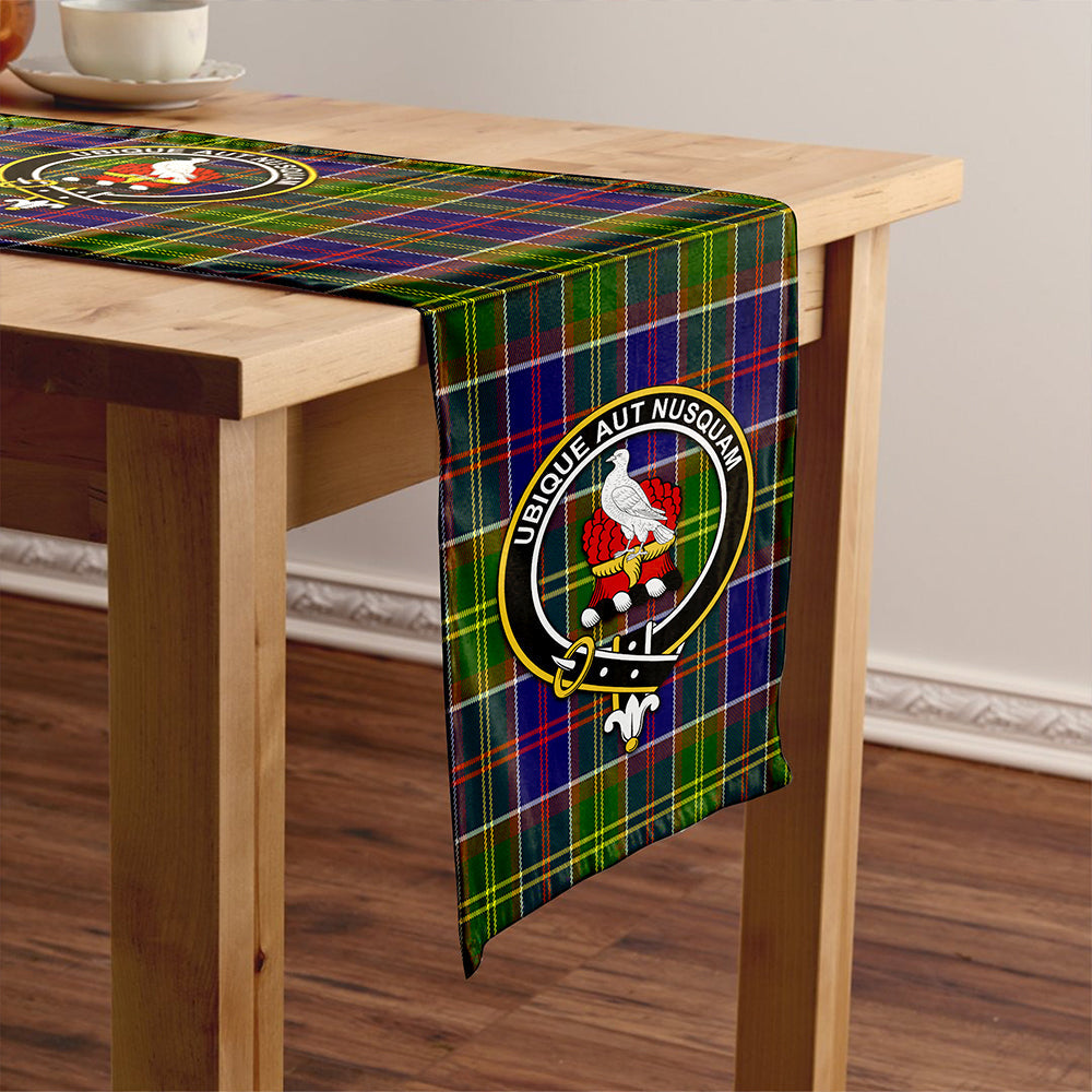 Whitefoord Modern Clan Badge Tartan Table Runner