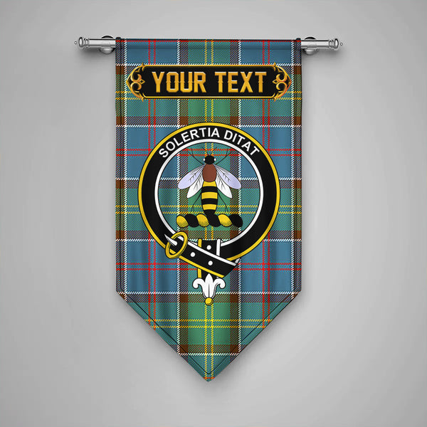 Whitelaw District Clan Badge Tartan Gonfalon Personalize