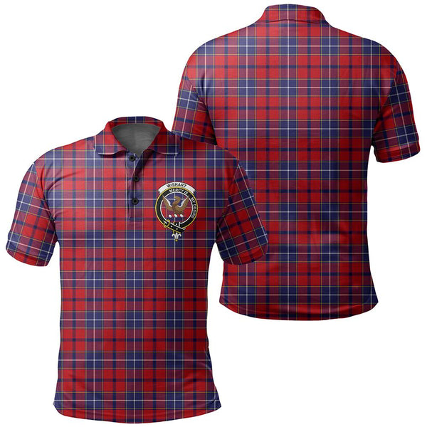 Wishart Dress Tartan Classic Crest Polo Shirt