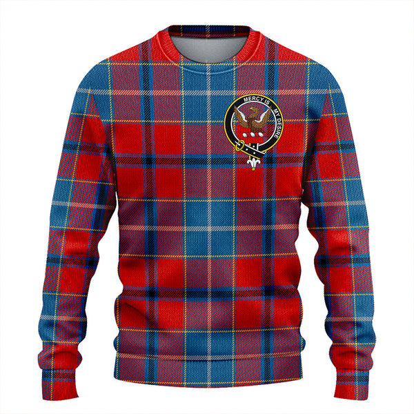 Wishart Dress Ancient Clan Badge Tartan Knitted Sweater